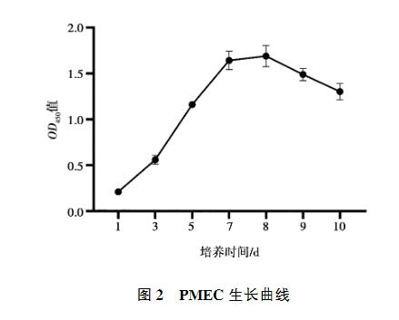 豬乳腺上皮細(xì)胞原代培養(yǎng)方法、生長(zhǎng)曲線測(cè)定、IFA、PCR、免疫印跡試驗(yàn)鑒定（二）